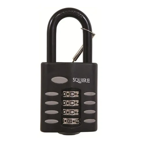 Squire CP50 50mm Long Shackle Combination Padlock