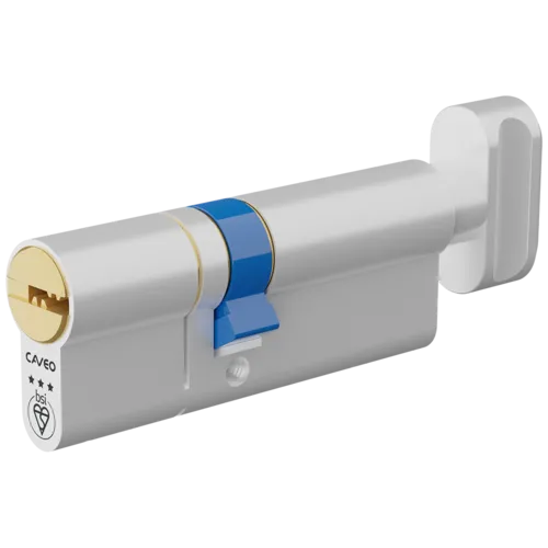 CAVEO TS007 3* Key & Turn Euro Dimple Cylinder