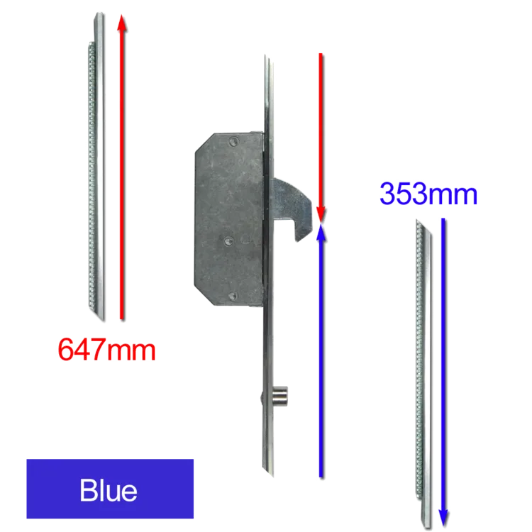 ASEC Modular Repair Lock Locking Point Extensions (UPVC Door) - 2 Hook & 2 Roller