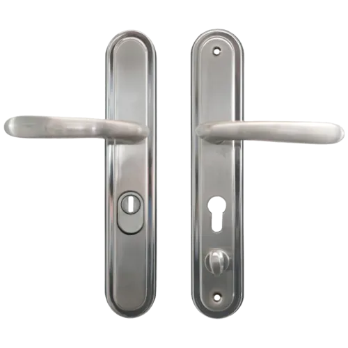 HOOPLY 201208 Lever Door Handle 68mm Centres C/W Snib