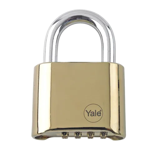 YALE Y126 50mm Brass Combination Padlock