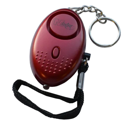 MINDER Mini Keyring Torch Personal Alarm