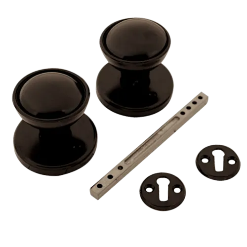 ASEC Plastic Rim/Mortice Knob Set 48mm