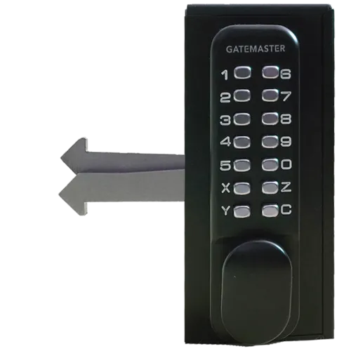 GATEMASTER SGLD Double Sided Sliding Digital Gate Lock