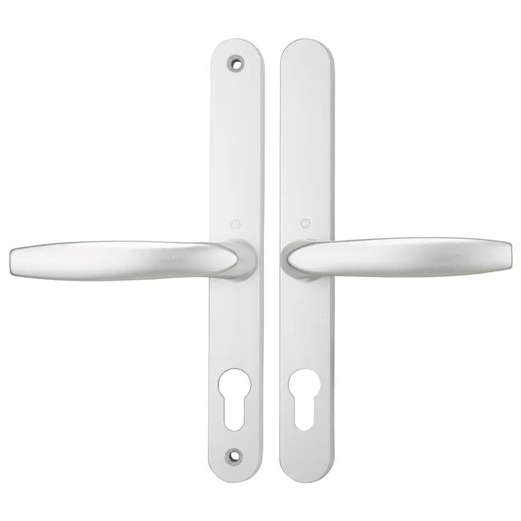 Hoppe Fullex Lever Lever UPVC Multipoint Door Handles -  With Snib 68mm PZ Sprung 215mm Screw Centres