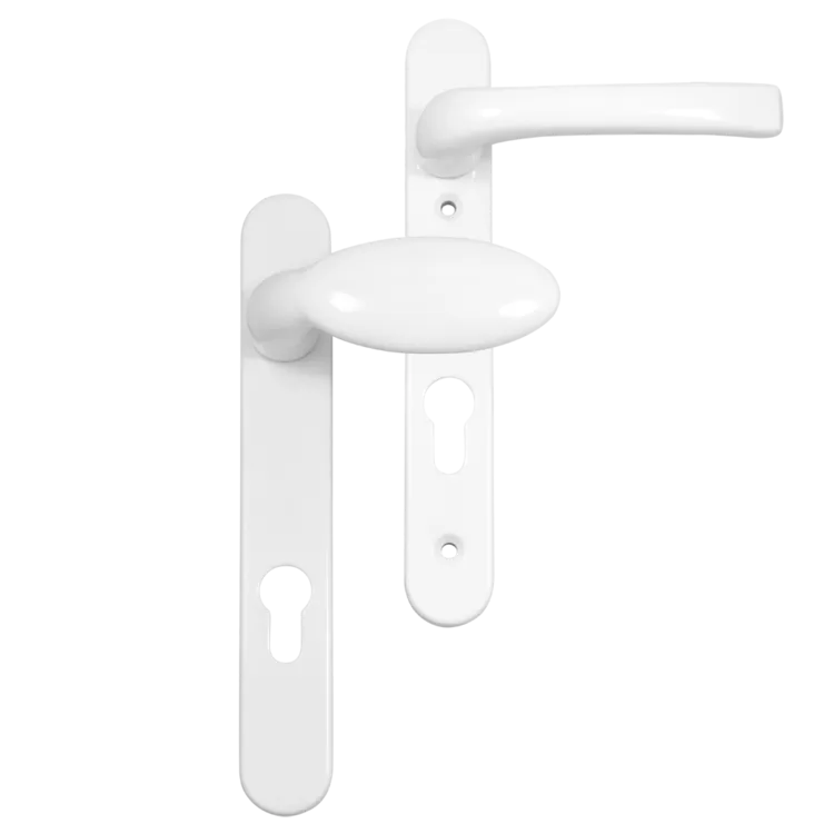 MILA Prolinea 92 Lever/Pad UPVC Furniture - 220mm Backplate