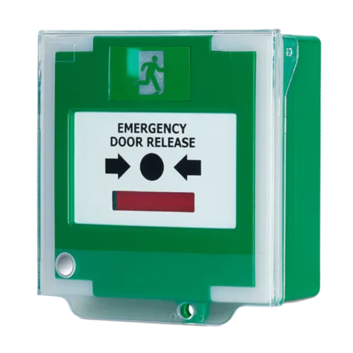 ASEC Resettable Illuminated Triple Pole Call Point With Cover, Timer & Sounder