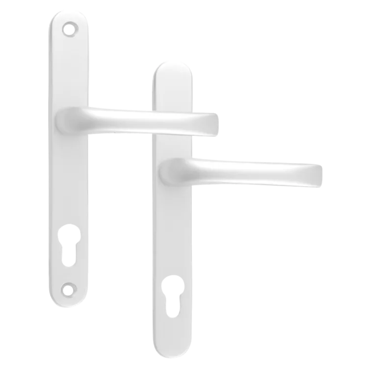 MILA Prolinea 92 Lever/Lever UPVC Furniture - 240mm Backplate