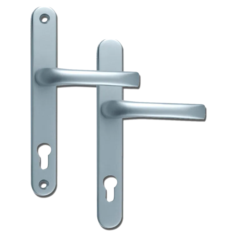 MILA Prolinea 92 Lever/Lever UPVC Furniture - 240mm Backplate