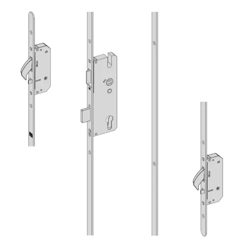 Willenhall M4 Upright Non British Standard 5 Lever 2" Mortice Deadlock