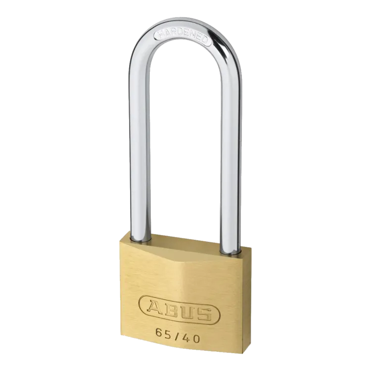 ABUS 65 Series Brass Long Shackle Padlock