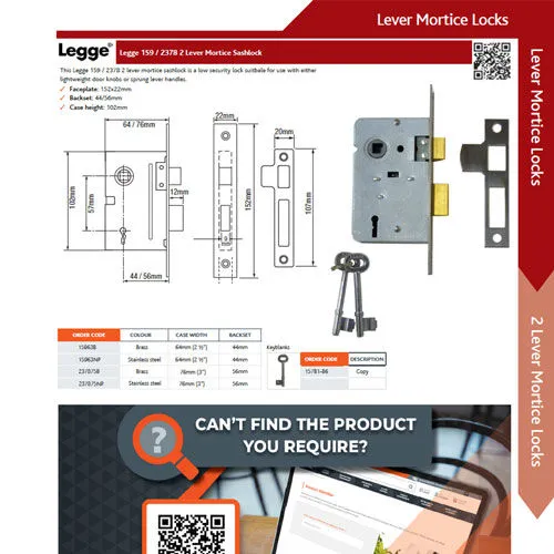 Mortice Lock Catalogue