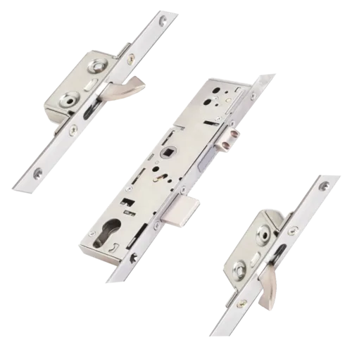 ERA 2 Small Hooks Split Spindle Latch & Deadbolt With 16mm Radius Faceplate