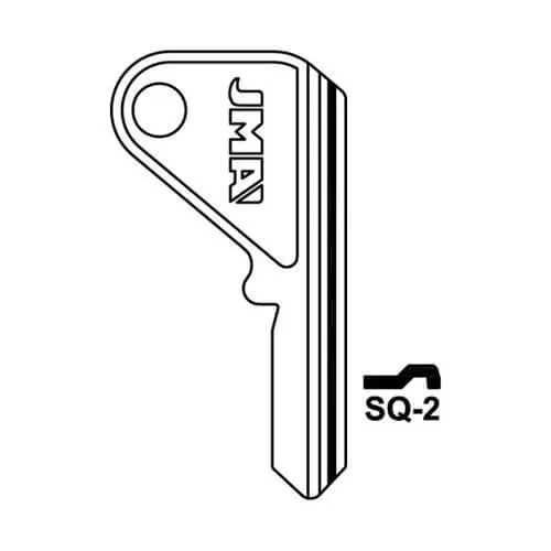 Copy Cylinder Cut Key - Steel