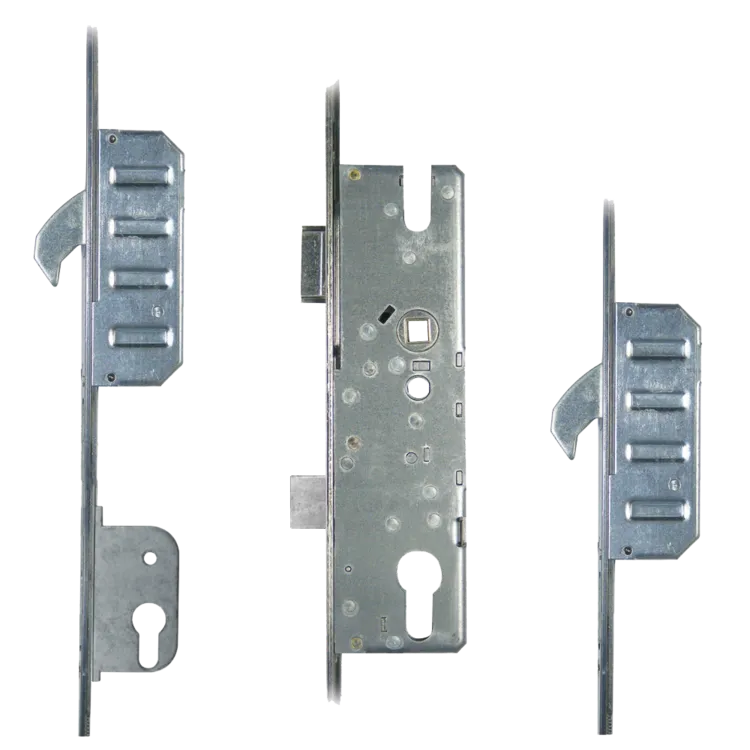 WINKHAUS Cobra Lever Operated Latch & Deadbolt Split Spindle & Lockout, 20mm Radius - 2 Hook