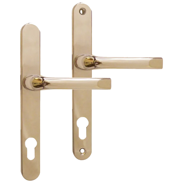 ASEC 92 Lever/Lever UPVC Furniture - 240mm Backplate